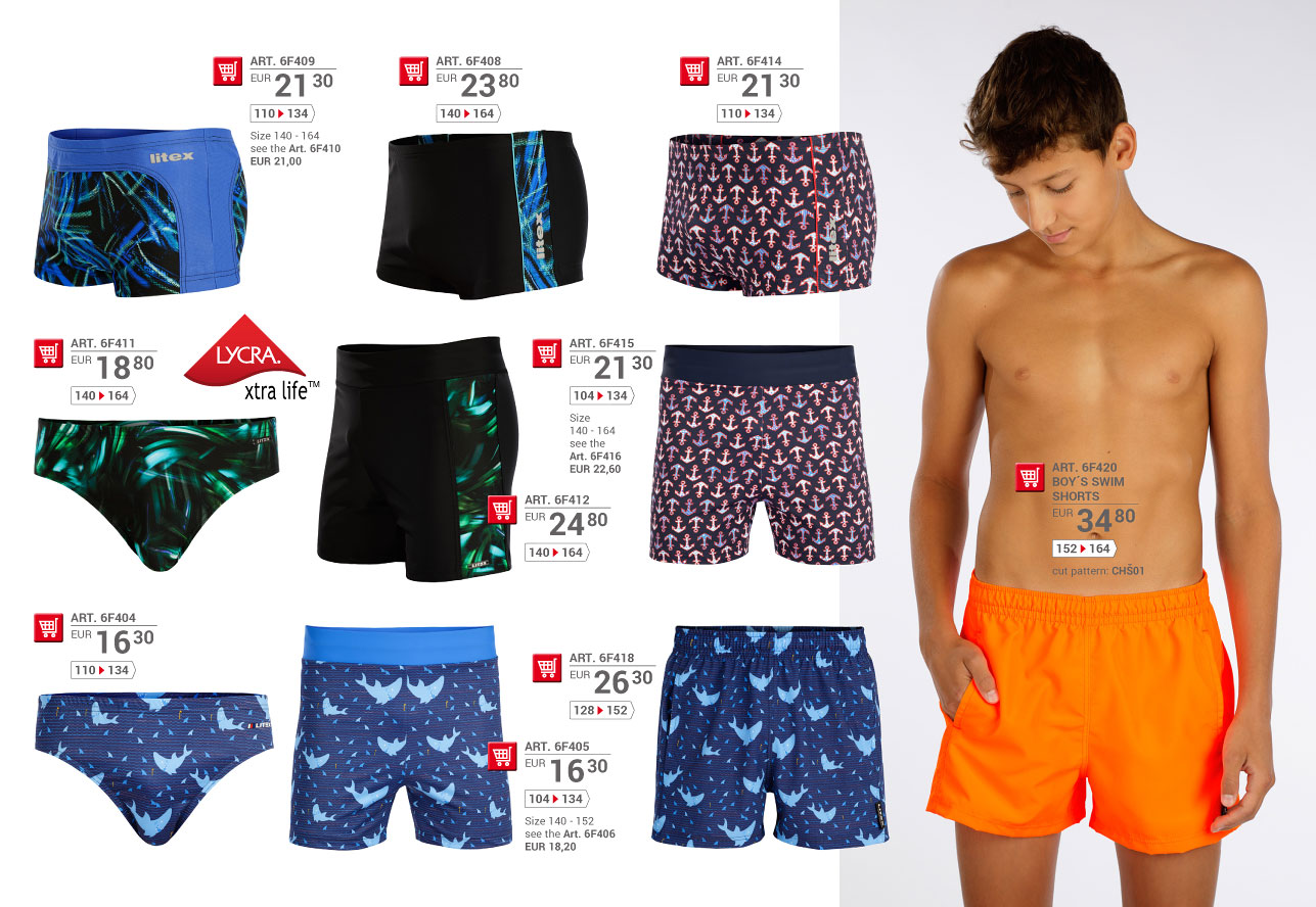 Jungenbadehosen 2025 [seite 41] - LITEX katalog