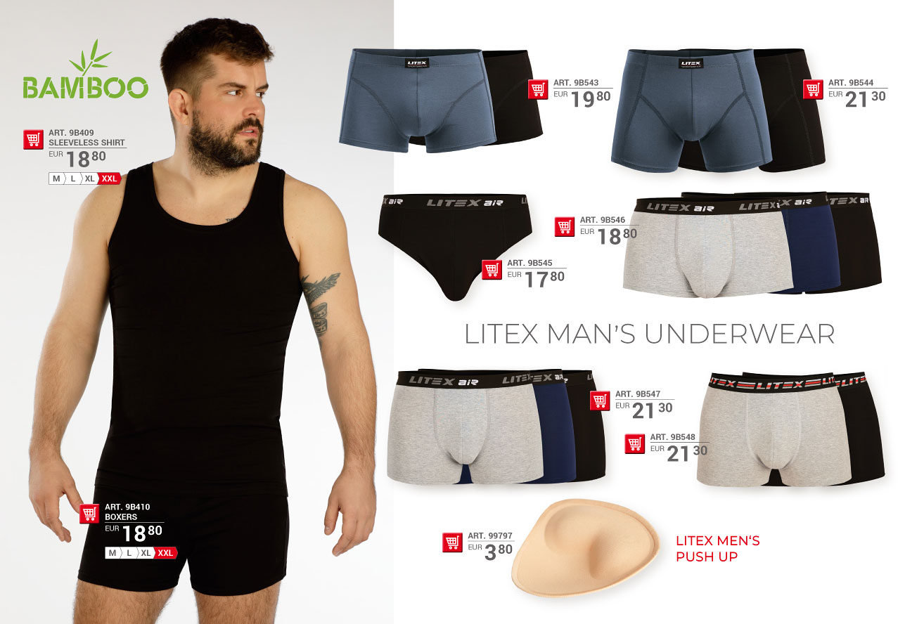 Unterwäshe für Herren 2025 [seite 127] - LITEX katalog