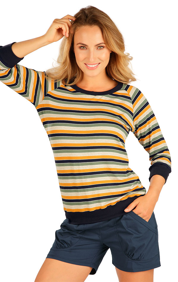 Damen T-Shirt, mit 3/4 Ärmeln. 5B055 | T-Shirts, Tops, Blusen LITEX