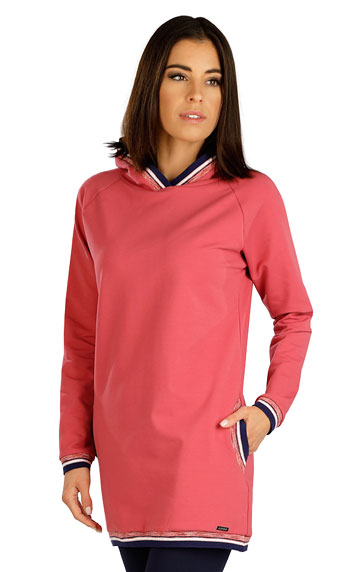 Sweatshirts, Rollkragenpullover > Damen Lange Sweatshirt mit Kapuzen. 5C171