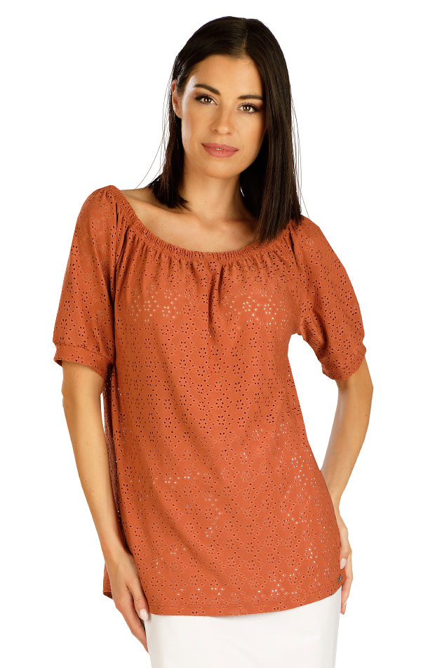 Damen Bluse, kurzarm. 5D012 | T-Shirts, Tops, Blusen LITEX