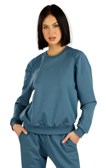 Sweatshirts, Rollkragenpullover > Damen Sweatshirt mit langen Ärmeln. 5E282