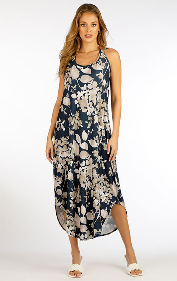 Kleider, Röcke, Tuniken > Damen Kleid ohne Ärmel. 5F056