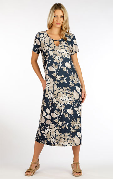 Kleider, Röcke, Tuniken > Damen Kleid kurzarm. 5F057