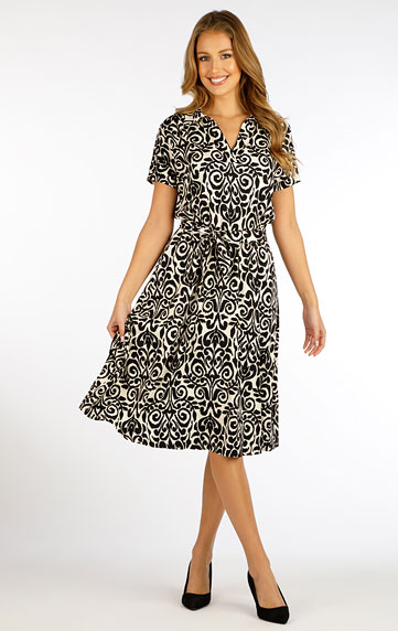 Kleider, Röcke, Tuniken > Damen Kleid kurzarm. 5F085