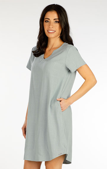 Kleider, Röcke, Tuniken > Damen Kleid kurzarm. 5F089