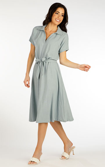 Kleider, Röcke, Tuniken > Damen Kleid kurzarm. 5F090