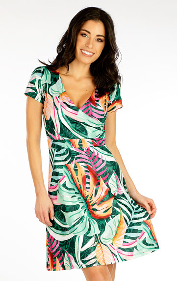 Kleider, Röcke, Tuniken > Damen Kleid kurzarm. 5F117