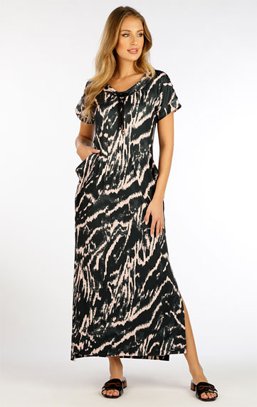 Damen Kleid kurzarm.