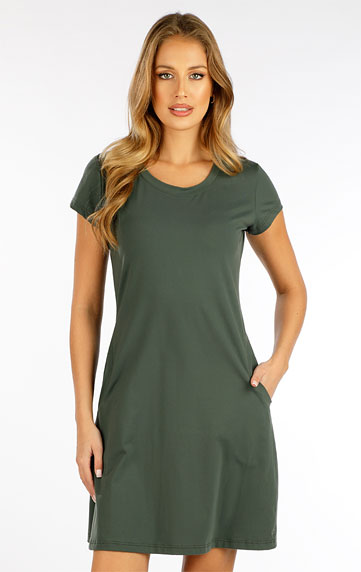 Damen Kleid kurzarm.