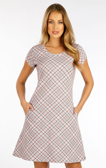 Damen Kleid kurzarm.