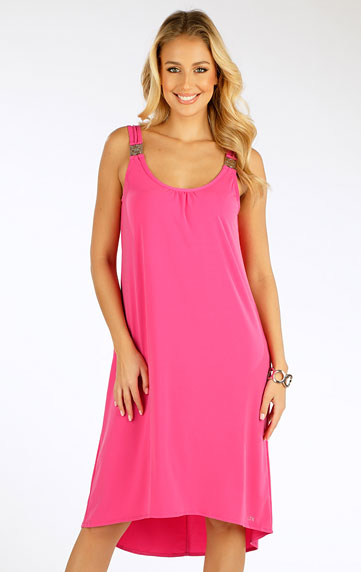 Damen Kleid ohne Ärmel.