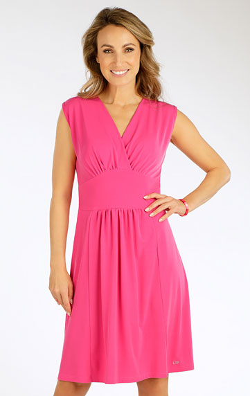 Kleider, Röcke, Tuniken > Damen Kleid ohne Ärmel. 5G002