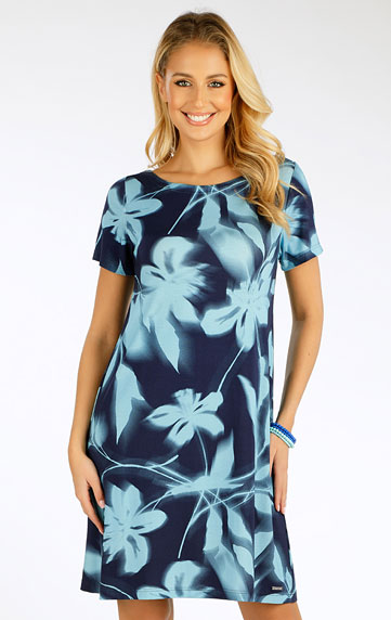 Kleider, Röcke, Tuniken > Damen Kleid kurzarm. 5G052