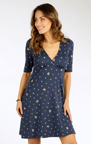 Damen Kleid kurzarm.