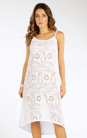 Damen Kleid ohne Ärmel.