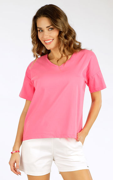 T-Shirts, Tops, Blusen > Damen Bluse, kurzarm. 5G106