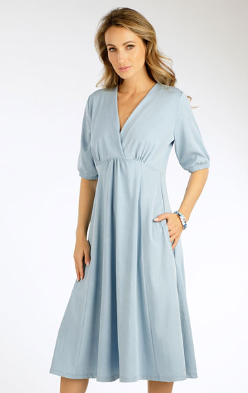 Damen Kleid kurzarm.