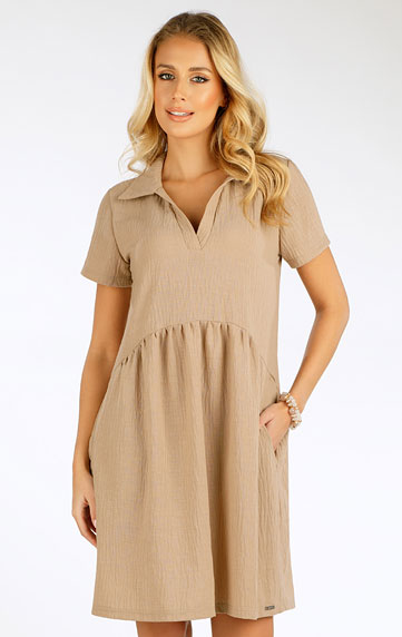 Damen Kleid kurzarm.