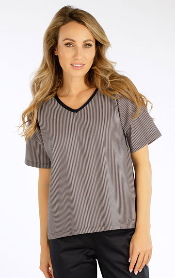 Damen Bluse, kurzarm.
