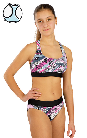 Bademode, Strandmode > Sport - Bade-Top für Mädchen. 6E428