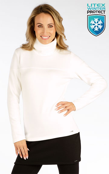 Pullover, Cardigans, Rollkragenpullover > Damen Rollkragenpullover mit langen Ärmeln. 7F128