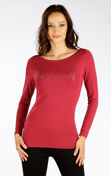 Damen T-Shirt, langarm.