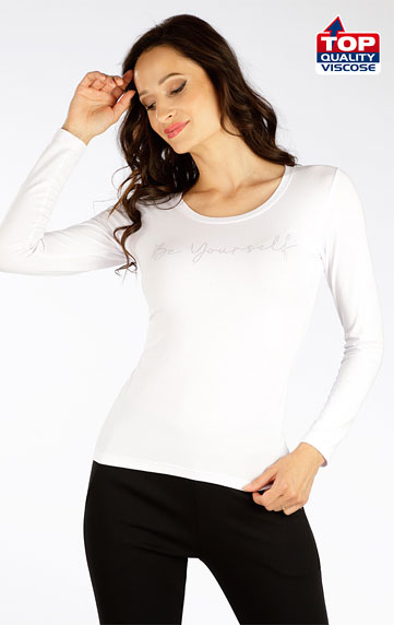 Damen T-Shirt, langarm.