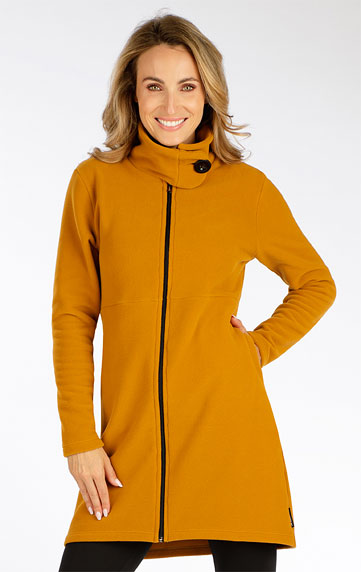 Lang Damen Fleece Sweatshirt.