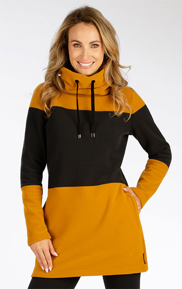 Fleece Damen Lange Sweatshirt.