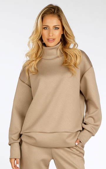 Damen Sweatshirt mit langen Ärmeln.