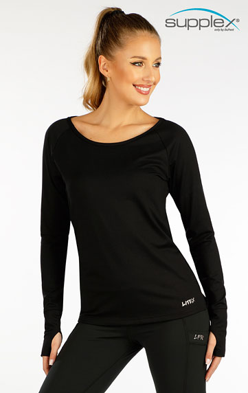 Damen T-Shirt mit langen Ärmeln.